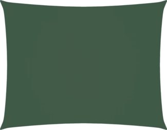 vidaXL Sonnensegel Oxford-Gewebe Rechteckig 3,5x5 m Dunkelgrün 135490