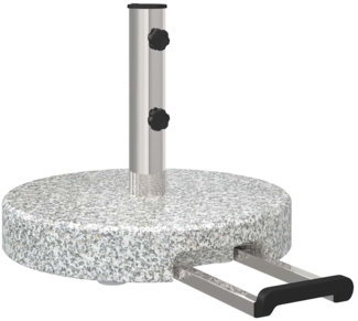 vidaXL Sonnenschirmständer Grau 45 x 45 x 37.5 cm Granit 42002810