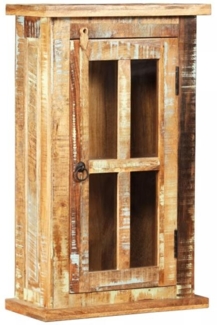 vidaXL Wandschrank Altholz Massiv 44x21x72 cm 245139