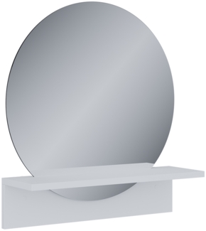 Badezimmerspiegel Elyra Weiß 50x54.5 cm mit Ablage Vicco