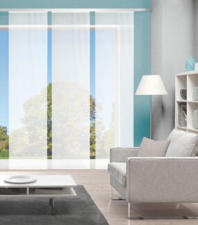 Vision S Schiebegardine 3ER SET ROM, Paneelwagen (3 St), halbtransparent, HxB: 260x60, Schiebevorhang 3er Set Uni