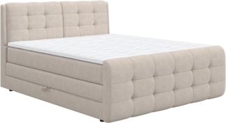 COTTA Boxspringbett Fort mit Bettkasten, inkl. Topper, erhältlich in verschiedenen Breiten (160cm, 180cm & 200cm)
