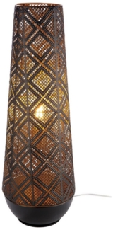 GILDE Stehlampe GILDE Bodenlampe Almazar - schwarz - H. 57cm x D. 20cm