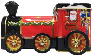 MediMuc Keksdose Santa Lokomotive grün oder rot