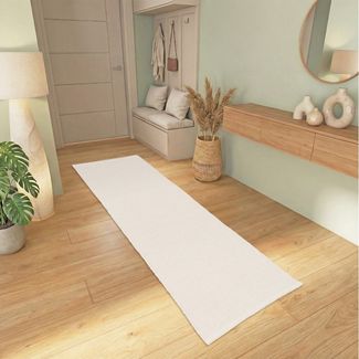 Pergamon Läufer Natur Teppich Läufer Wolle Alva, Rechteckig, Höhe: 15 mm