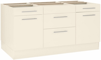 wiho Küchen Kücheninsel Ela, ohne E-Geräte, Breite 160 cm, Schubkästen mit Soft-Close-Funktion