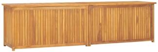 vidaXL Gartenbox 200x50x55 cm Massivholz Teak 318735