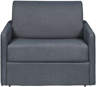 Vente-unique - Schlafsessel mit Matratze - Stoff - Grau - Matratze 14 cm - CALIFE