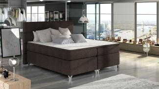 Amadeo 140X200, Boxspring Bett, Braun