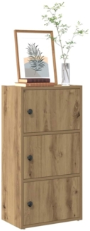 vidaXL Bücherregal Artisan-Eiche 40x24x77 cm Holzwerkstoff