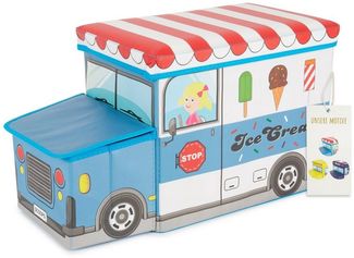 Bieco 'Icecream' Aufbewahrungsbox mit Sitzbank 46L