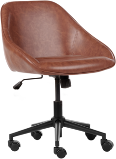 Bürostuhl Kunstleder Braun BARDSDALE