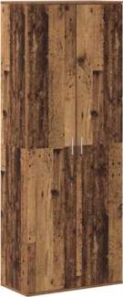 vidaXL Hochschrank Altholz 70 x 35 x 180 cm Holzwerkstoff 3365564