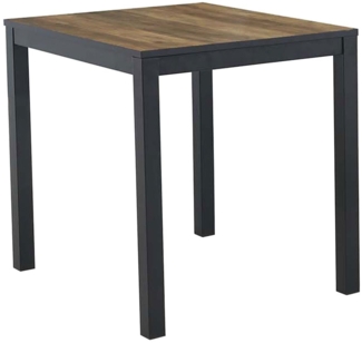 Ausziehtisch Britta / Barista 1 , Braun, Holzfarben , 80 x 76 x 70 cm