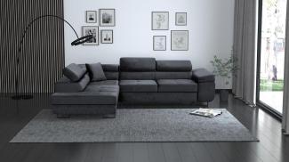 Beautysofa Ecksofa Waldo L Die Lieferung beinhaltet die Lieferung in die Wohnung, inklusive Schlaffunktion, Bettkasten, mit verstellbaren Kopfstützen