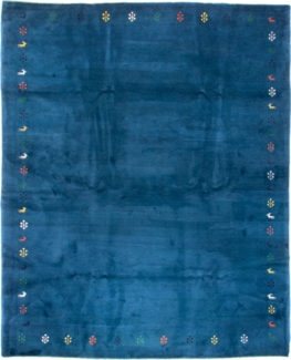Morgenland Gabbeh Teppich - Indus - 395 x 313 cm - blau