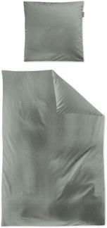 Irisette Tencel-Satin Bettwäsche Set Lotus 8521 salbei 135 x 200 cm + 1 Kissenbezug 80x80 cm
