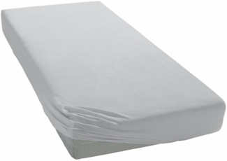 Jersey Spannbettlaken - Curt Bauer 100x200 cm-Fb. 29 silber