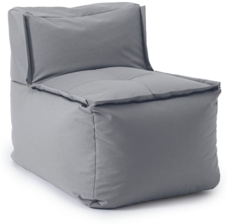 Lumaland Sitzsack-Sofa, Polyester, Mittelteil, Grau, 70 x 81 x 54 cm