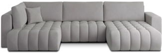 Eltap Bonito Ecksofa (Nube 3) Seite rechte, Grau, 175 x 92 x 350 cm