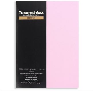 Traumschloss Spannbettlaken Topper, Jersey, Gummizug: rundum, (1 Stück), 165g/m², 95% gekämmte Mako Baumwolle, 5% Elasthan