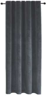 Haus und Deko Gardine Verdunkelungsvorhang Samt weich Vorhang Kräuselband blickdicht Gardine (1 St), Kräuselband, Polyester