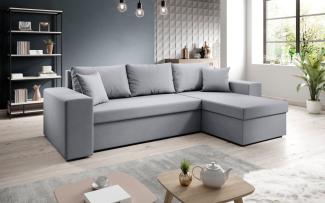 Luxusbetten24 Schlafsofa Designer Sofa Denver, mit Stauraum und Schlaffunktion