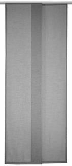 Neusser Collection Flächenvorhang Uni grau, 245x60 cm