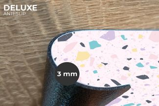 MuchoWow Platzset Terrazzo - Muster - Weich - Bonbon, (6-St), Platzsets, Tischset, Abwaschbar, Tischsets, Platzdeckchen