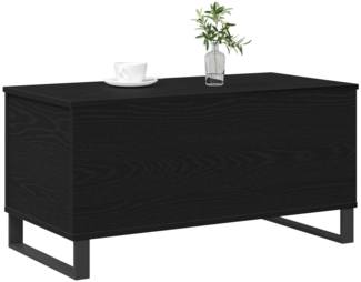 vidaXL Couchtisch Schwarz Eichen-Optik 90 x 44,5 x 45 cm Holzwerkstoff 862968