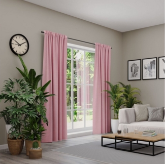 Neutex for you! Vorhang BELMONDO (1 St), Multifunktionsband, blickdicht, Uni mit samtiger Oberfläche, nach Maß