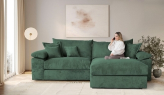 Home affaire Ecksofa Soft&Cosy XXL L-Form - Breite 303 cm, Mega-Sofa, in Cord, Federkern-Polsterung