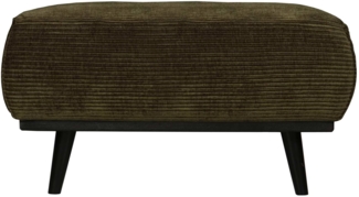 Hocker Statement aus gewebten Jacquard, Olive