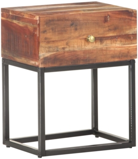 vidaXL Nachttisch 40x30x50 cm Raues Akazienholz 320915