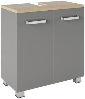 welltime Waschbeckenunterschrank Cosmo BxTxH: ca. 60x32,5x63,5 cm, 2 Fächer