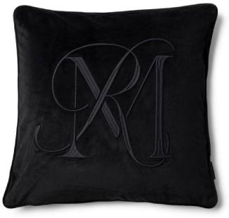 Riviera Maison Kissenhülle RM Aurora Pillow Cover Schwarz (50x50cm) 565040