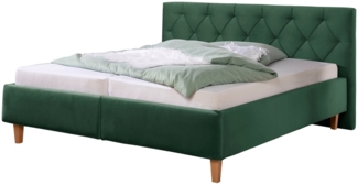 Guido Maria Kretschmer Home&Living Polsterbett Sunley 100, Kreuzsteppung, Kopfteilhöhe 102 cm, ohne oder mit Matratze/Lattenrost
