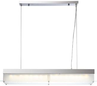 48W LED Hängeleuchte aus Chrom mit Fernbedienung SOKRATES