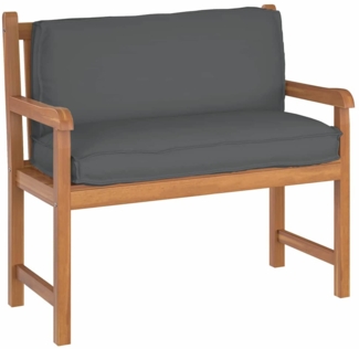 vidaXL Palettenkissen für Rückenlehne Anthrazit 120 x 40 x 12 cm 42001538