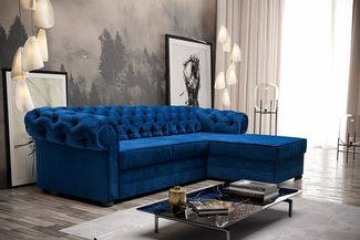 MOEBLO Ecksofa Avia, mit Schlaffunktion mit Bettkasten Eckcouch Wohnlandschaft Sofa mit Ottomane Eckgarnitur Polsterecke, (BxTxH):280x180x81 cm