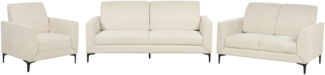 Sofa Set beige 6-Sitzer FENES