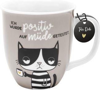 Tasse Kaffeetasse Kaffeebecher Teetasse Sheepworld 40cl Müde 47925