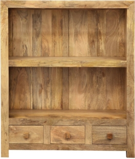 Bücherregal Hina 100x120x35 aus Mangoholz