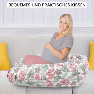 Amilian Stillkissen XXL - Seitenschläferkissen - Schwangerschaftskissen - Lagerungskissen, Pregnancy Pillow - Stillkissen 170 cm - Body Pillow - Schlafkissen Seitenschläfer, Seitenschläferkissen Schwangerschaft - Kissen