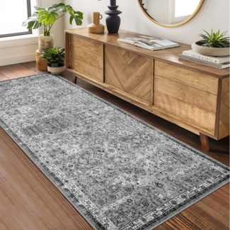 GarveeMore Teppich Wohnzimmer Vintage Waschbarer Teppiche für Schlafzimmer Orientteppiche