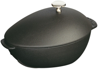 Staub Muscheltopf 25 cm schwarz