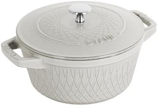 Staub La Cocotte Cocotte 20 cm, rund, Weisser Trüffel, Gusseisen