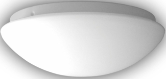 LED-Deckenleuchte Deckenschale rund, Ø 25cm Opalglas matt, Nurglasleuchte