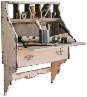Mirabeau Schreibtisch Wandsekretär Sandrine antikbeige