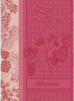 Garnier Thiebaut Geschirrtuch Geranium Rose von Garnier Thiebaut, (56 x 77 cm, 1-tlg), jacquard-gewebt